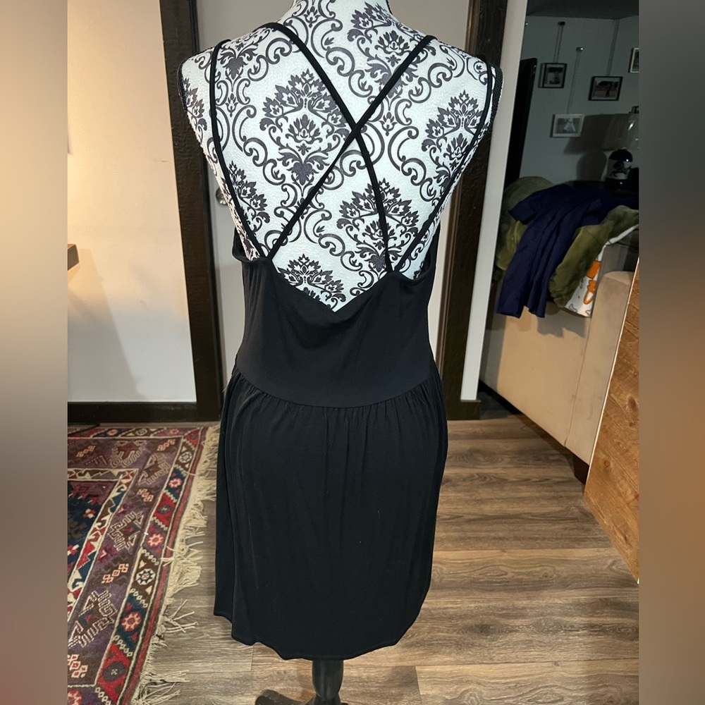 Old Navy tank dress size large black
Length 36” 
Chest 16” - Picture 2 of 4